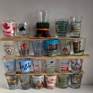 23 shotglasses all in great preowned condition